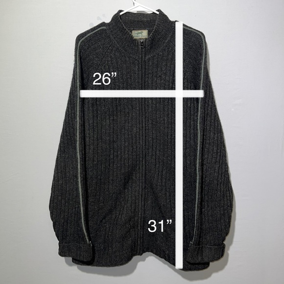 Horny Toad 100% Soft Wool Ribbed Full Zip Cardigan Sweater Excellent Condition - Picture 3 of 11